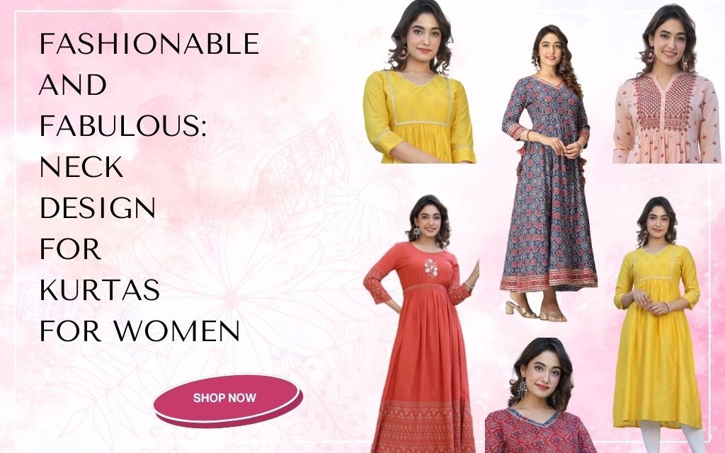 FASHIONABLE AND FABULOUS: NECK DESIGN FOR KURTAS FOR WOMEN