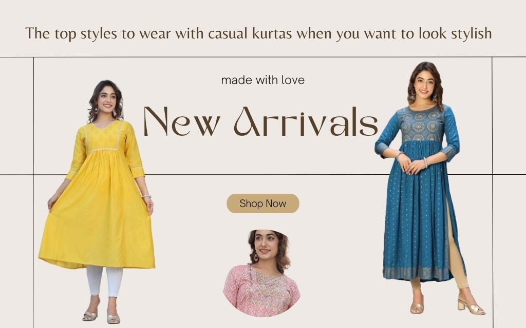 10 Stylish ways to wear Kurtis for Stunning Look - LooksGud.com | Stylish  kurtis design, Kurti designs, Kurti designs party wear